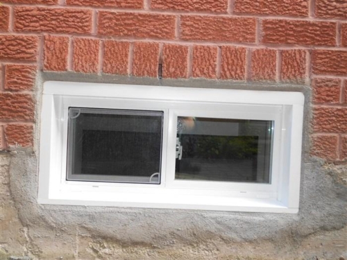 Full Steel Frame Removale New Basement Window