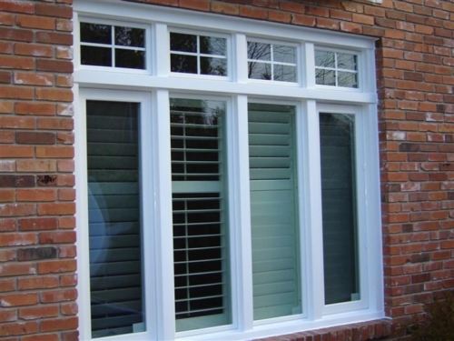 Grill Fixed Window Over Casement Window