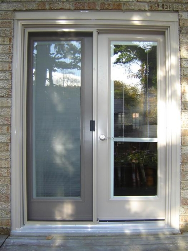 Mini Blind French Garden Door