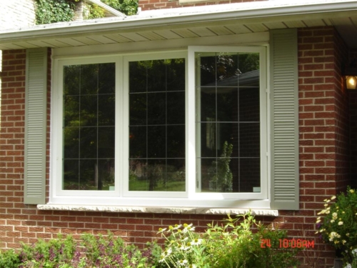 Triple Casement W pewter Grill