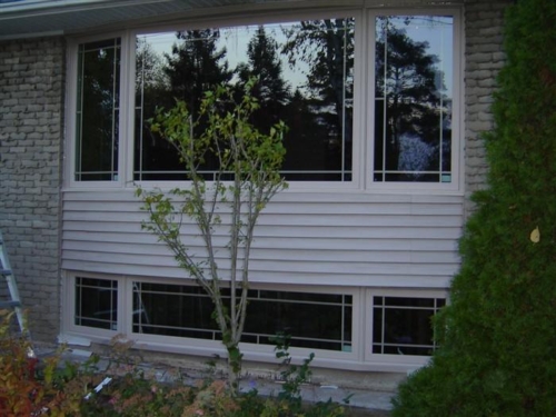 Triple Casement With Prairie Grills