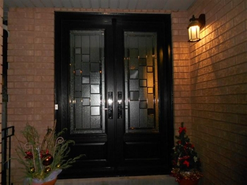 Cubiste verre select fiberglas door