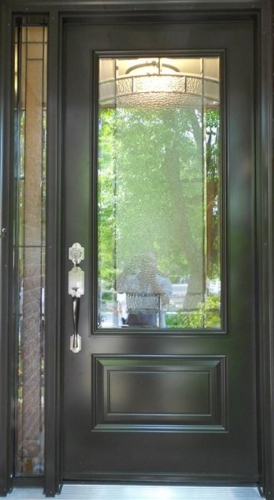 Element door with direct sidelight