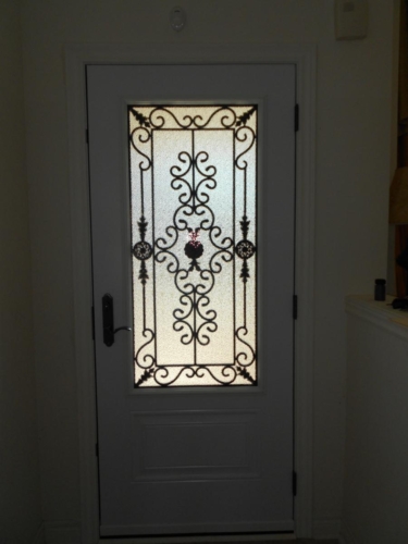 Estate wrought iron inside view