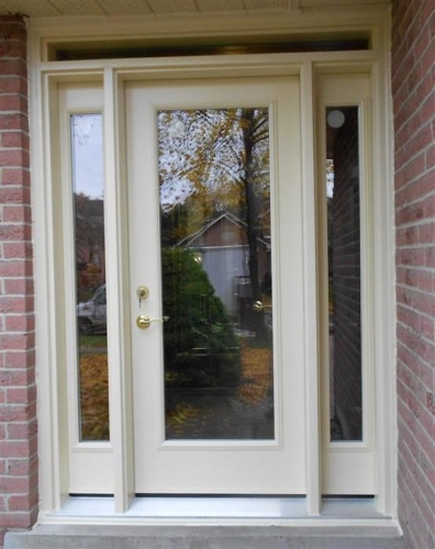 Porch enclosure with thermal door